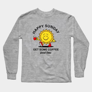 Sun and coffee Long Sleeve T-Shirt